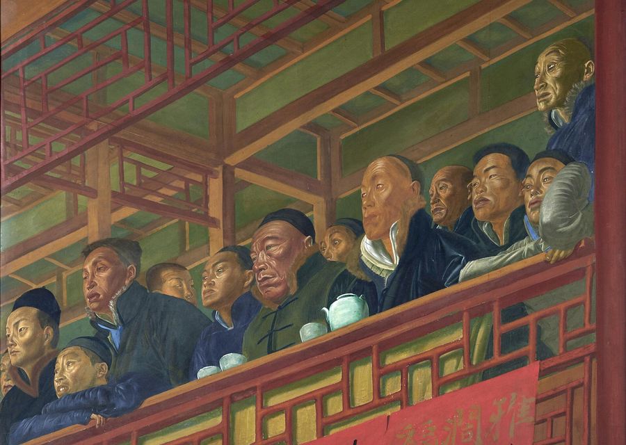 Loge de Theatre a Pekin by A. Yakovlev (1918)